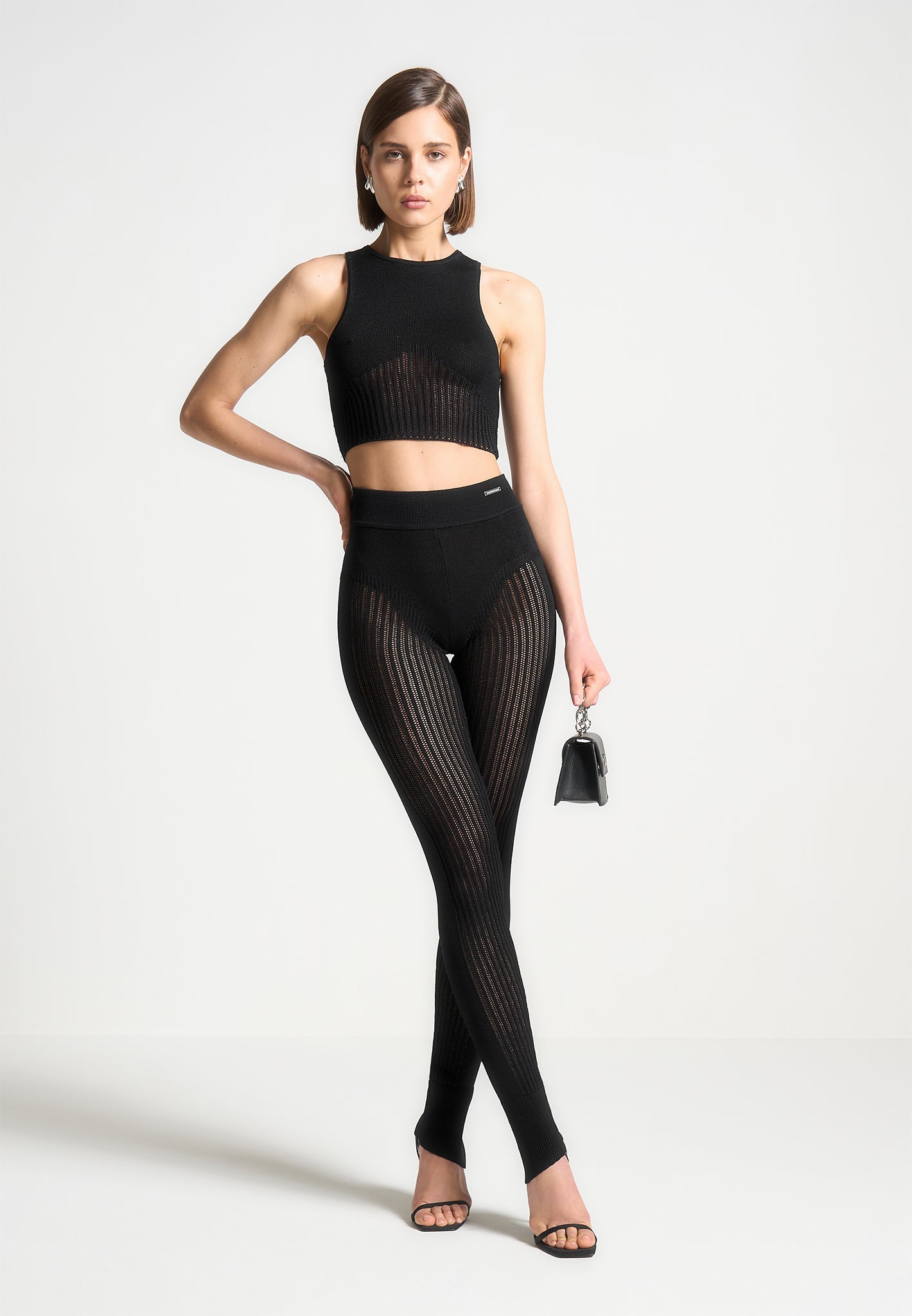 Knit Women's Leggings | High Waisted, Lightweight Comfort Fit