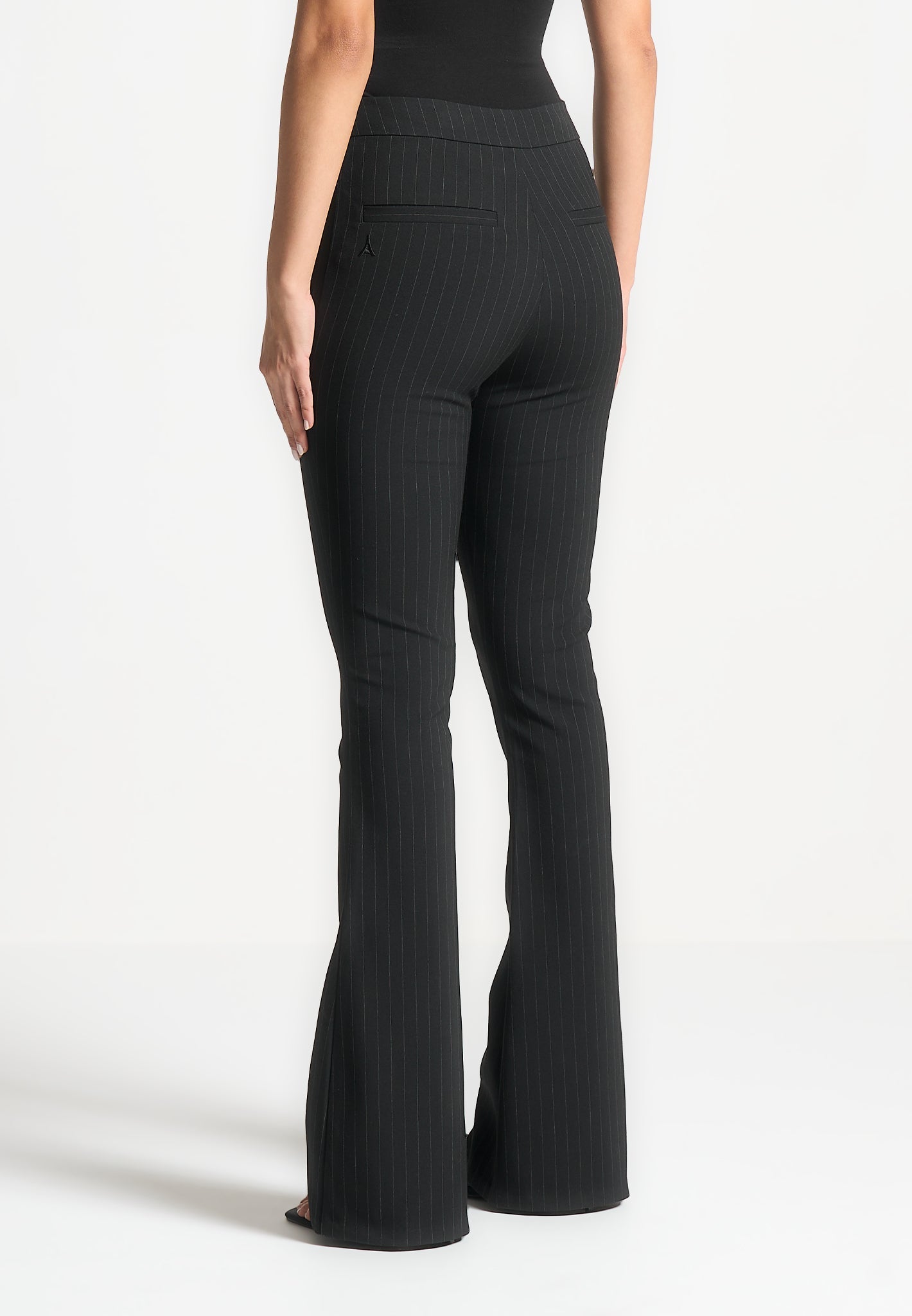 Pina Women's Flare Leggings | Soft Stretch Fabric, Pinstripe Design