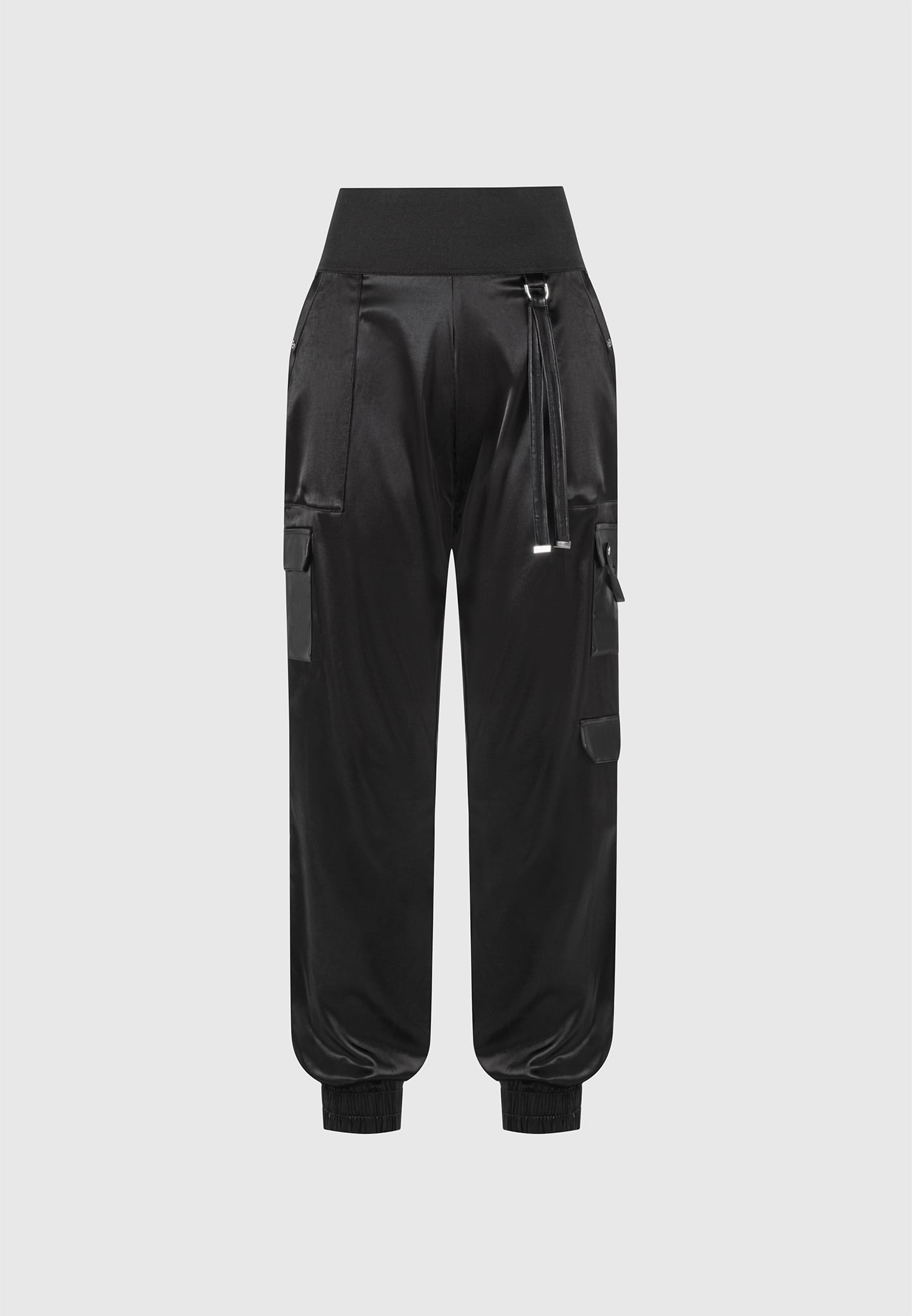 Haven Women's Trousers | Satin Fabric, High Waisted Cargo Style