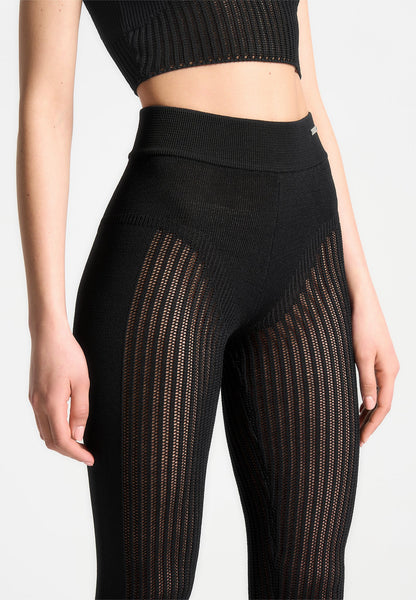 Knit Women's Leggings | High Waisted, Lightweight Comfort Fit